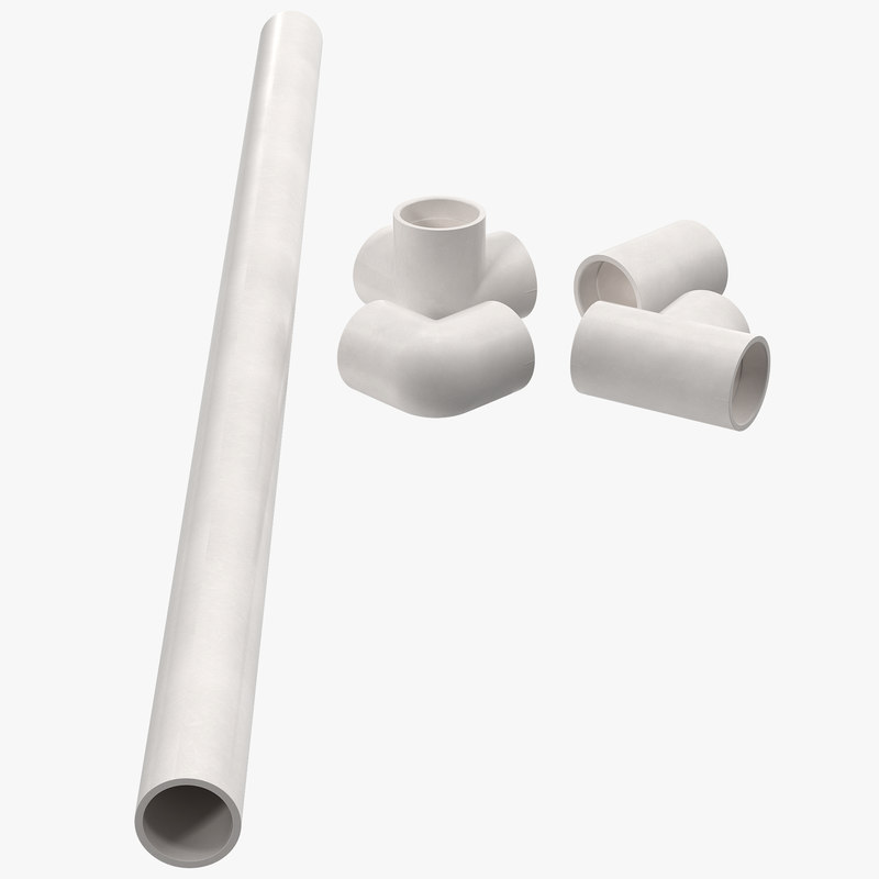 3d pvc pipes fitting 7