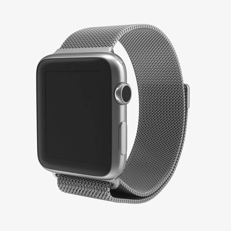 3d model of Apple Watch Milanese Loop by 3d_molier International