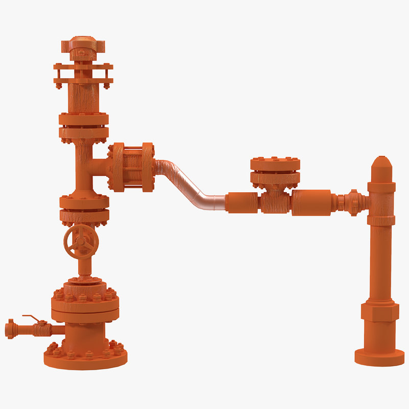 3ds max oil pump stuffing box