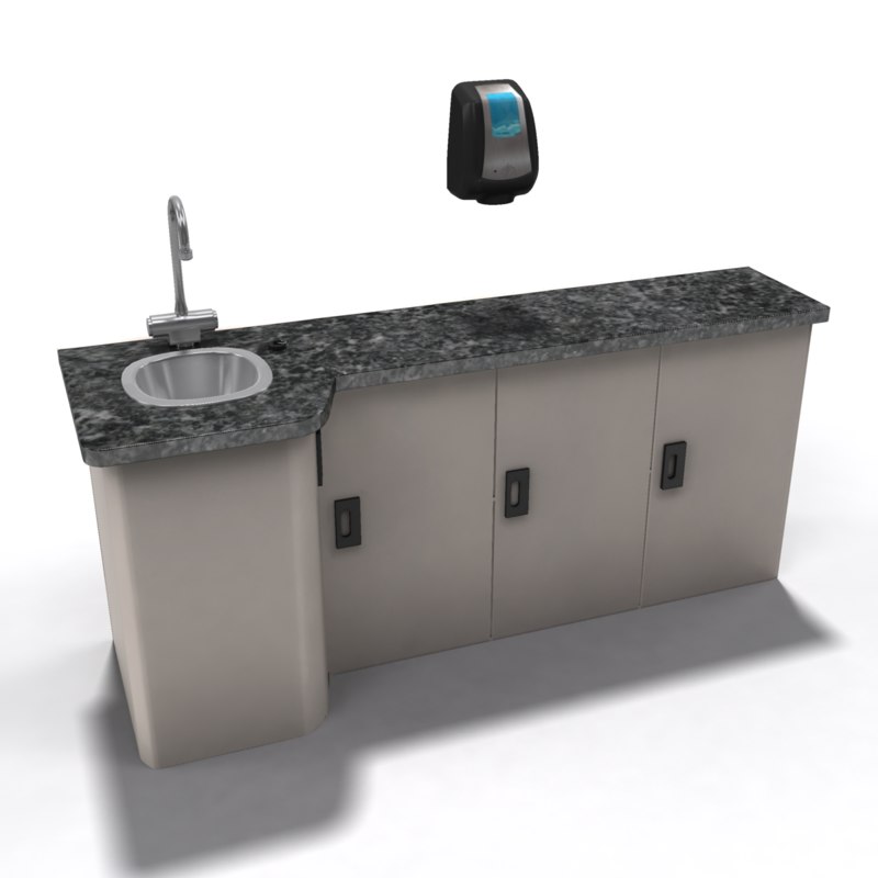 3d medical sink