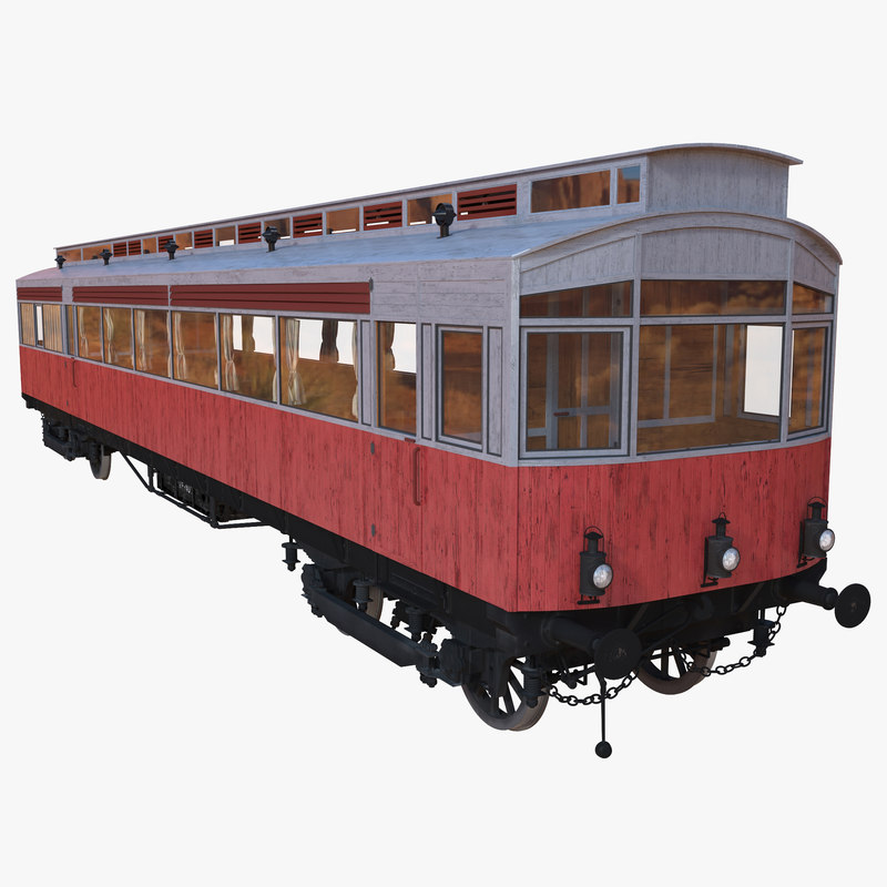 3d model of 1903 Petrol Electric Autocar by 3d_molier International