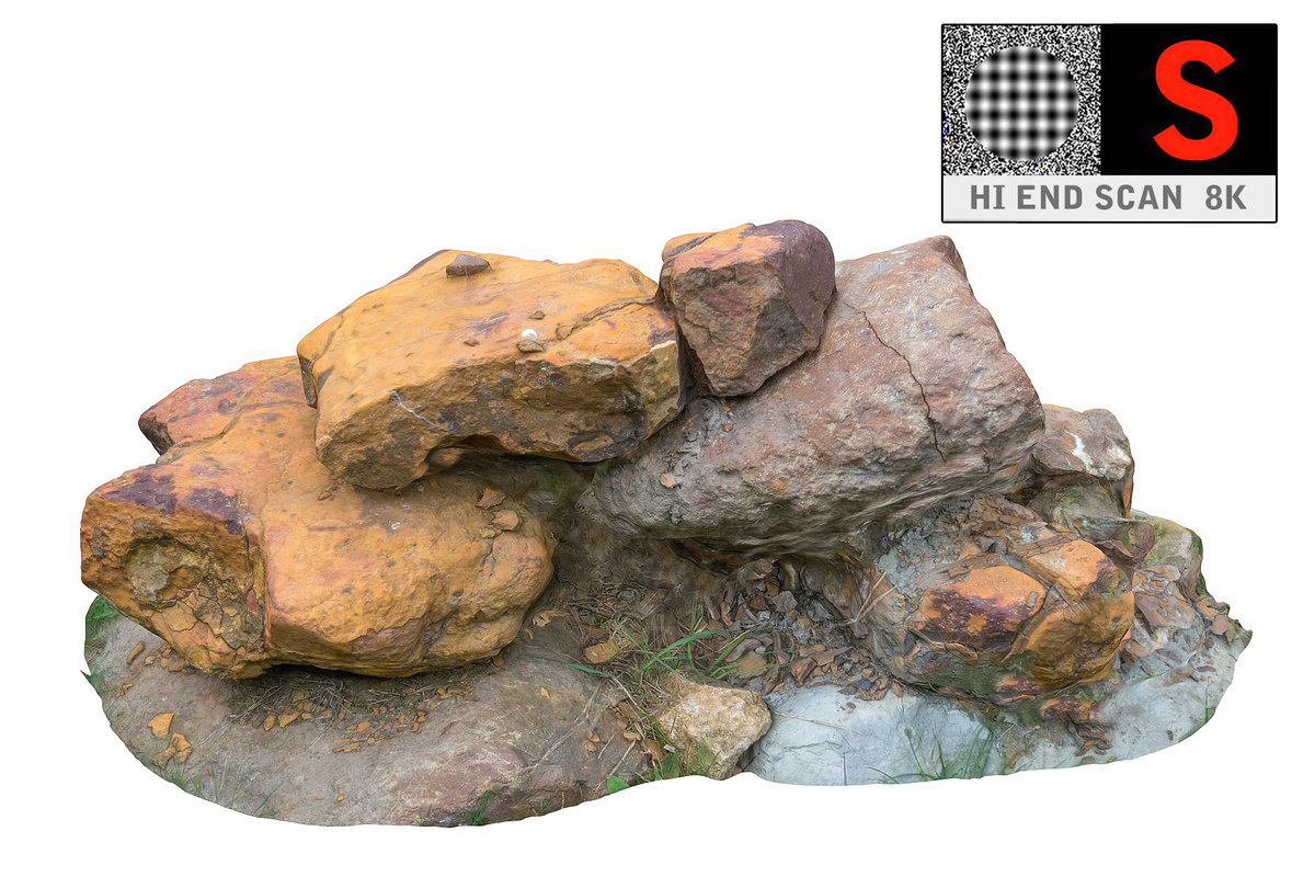 iron carbonate hd 8k 3d obj