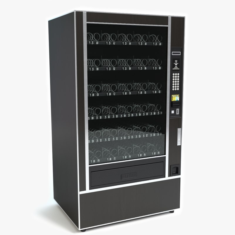3d vending machine model