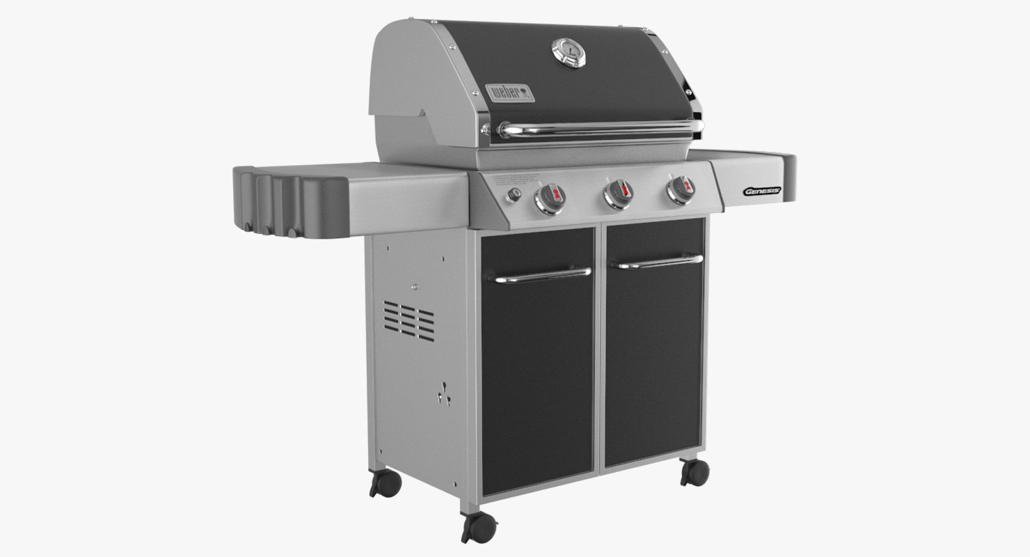 weber genesis grill e 310 3d max