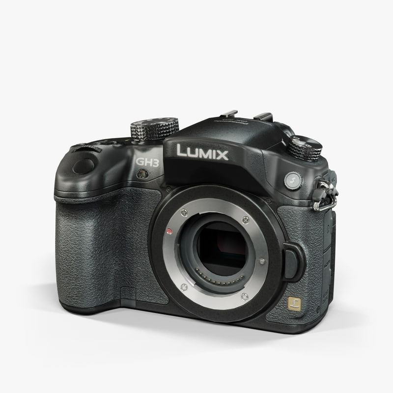 3ds max low poly panasonic lumix dmc gh3