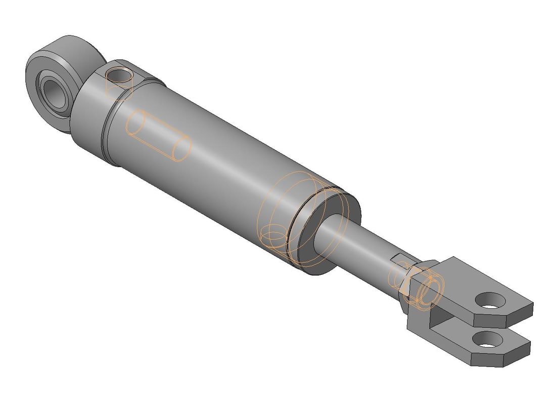 3d ige hydraulic cylinders
