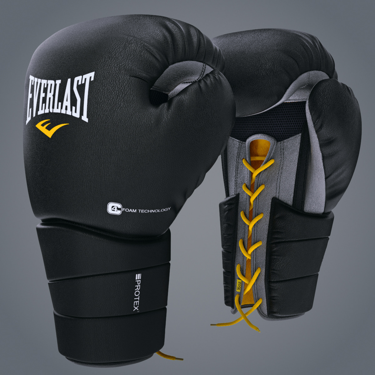 3d model boxing gloves everlast protex