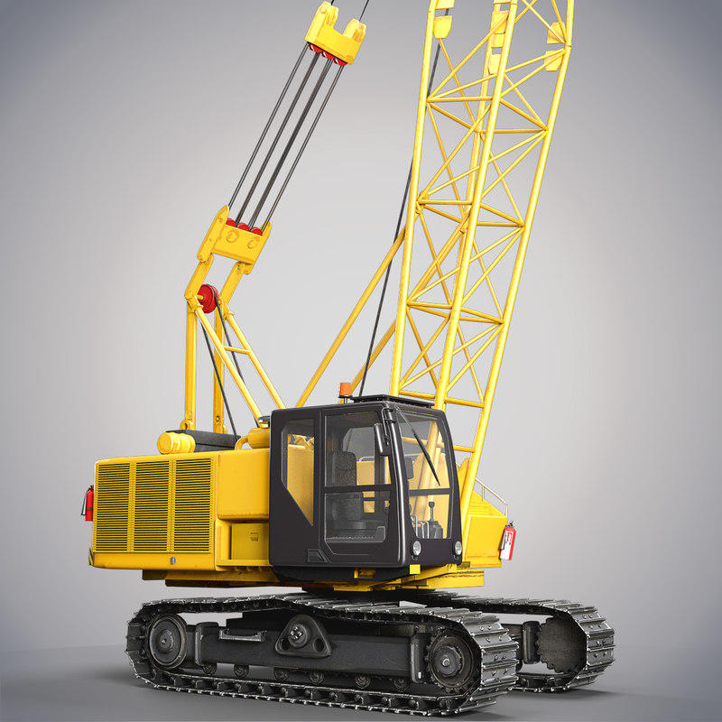 3d model crawler crane