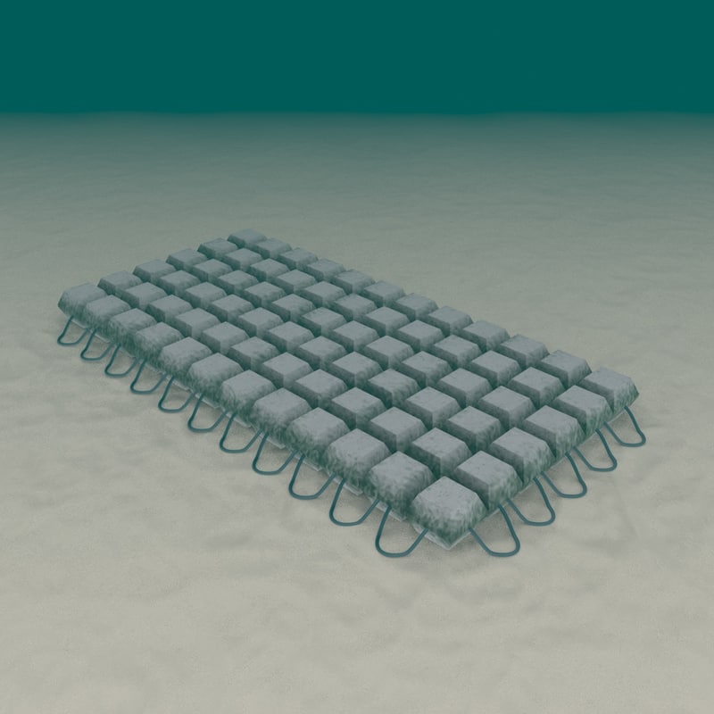 subsea mattress 3d model