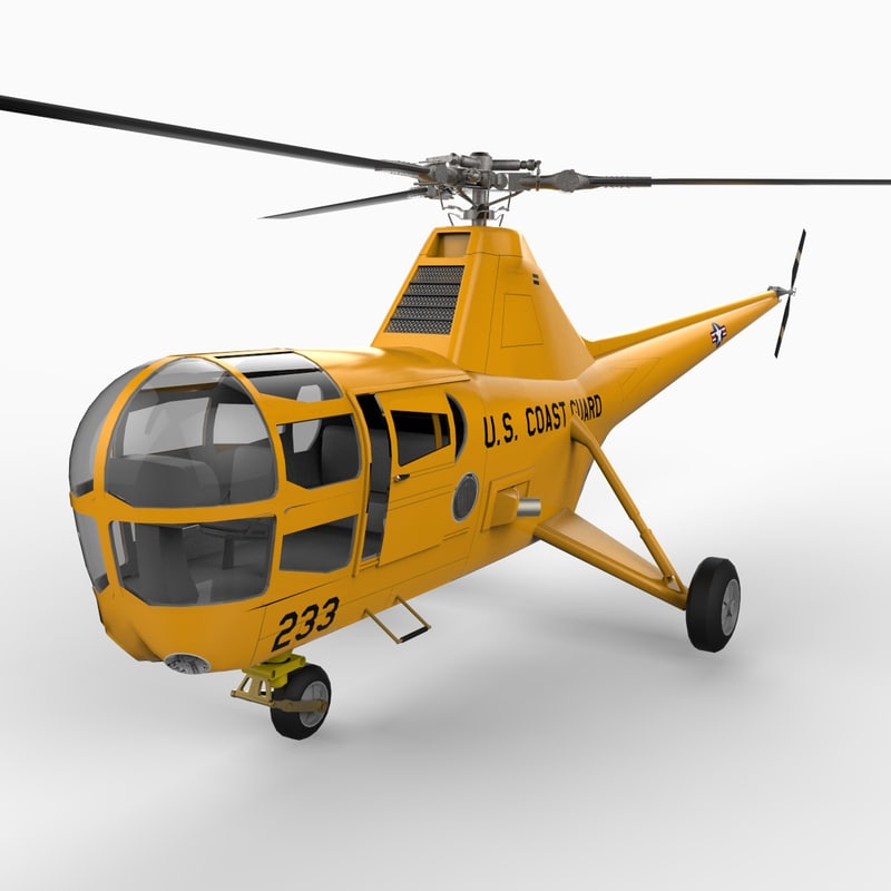 3d sikorsky h 5 s 51 helicopter