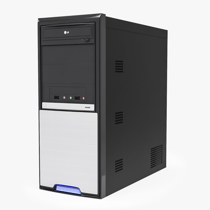 computer tower 3d model