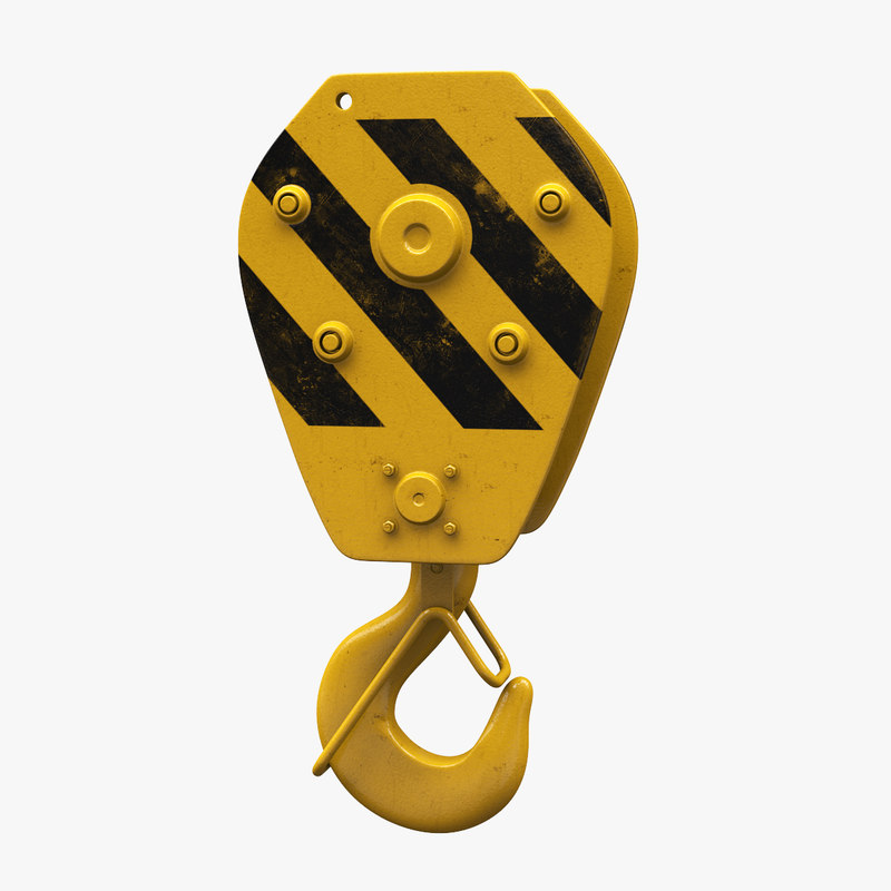 3ds max crane hook