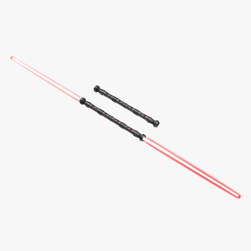 3d model of Star Wars Darth Maul Double Lightsaber Set by 3d_molier International