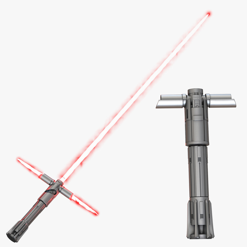 3d model of Kylo Ren Lightsaber Set by 3d_molier International