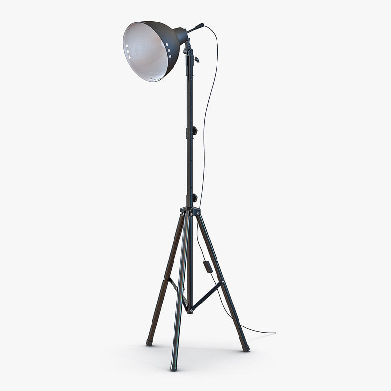 3d model of Photo Studio Halogen Floor Lamp by 3d_molier International