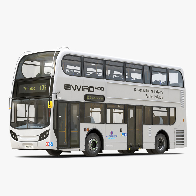 3d model of Alexander Dennis Bus Enviro400 by 3d_molier International