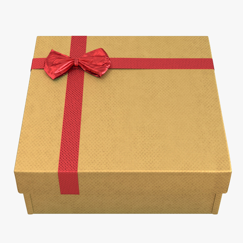 3d model of Giftbox 4 Yellow by 3d_molier International