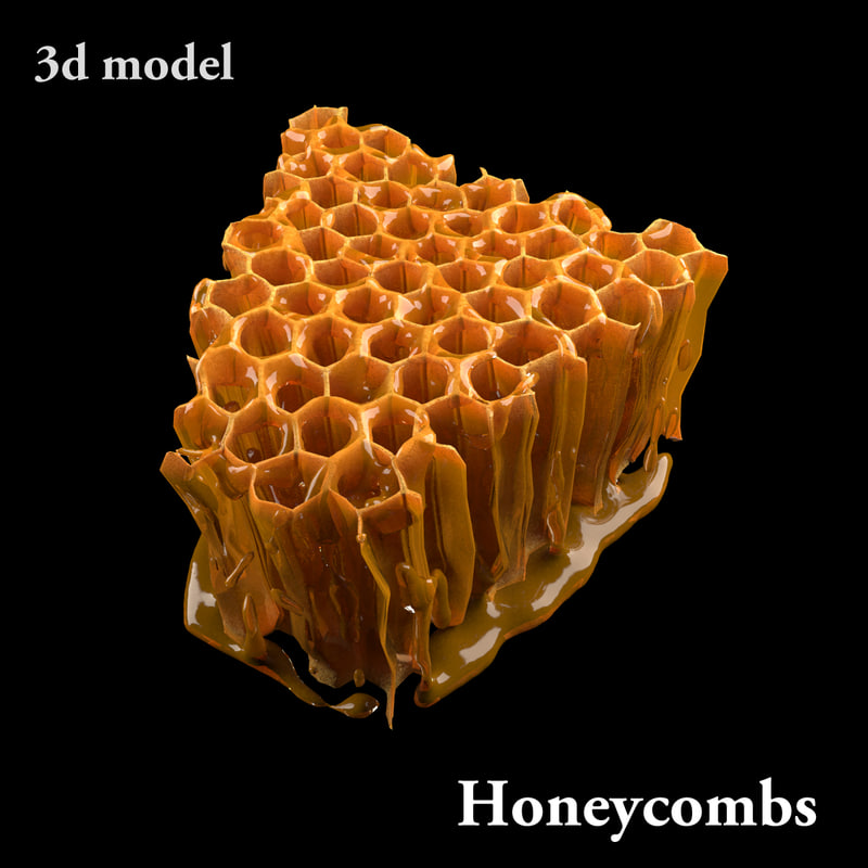 3d honey modeled model