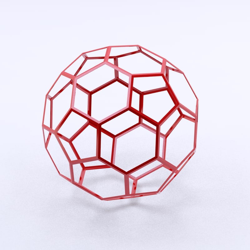 3d max fullerene buckminst