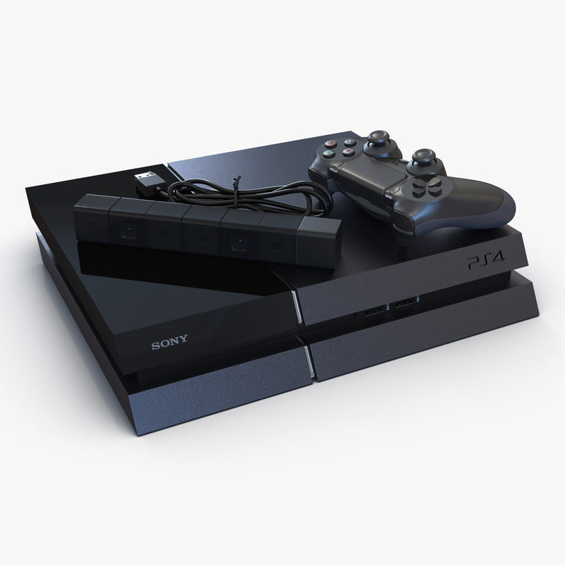 c4d sony playstation 4 set