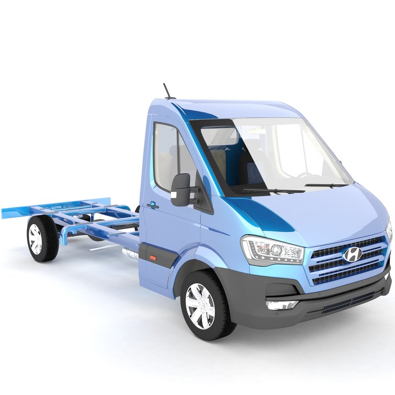 hyundai h350 chassis cab 3d max