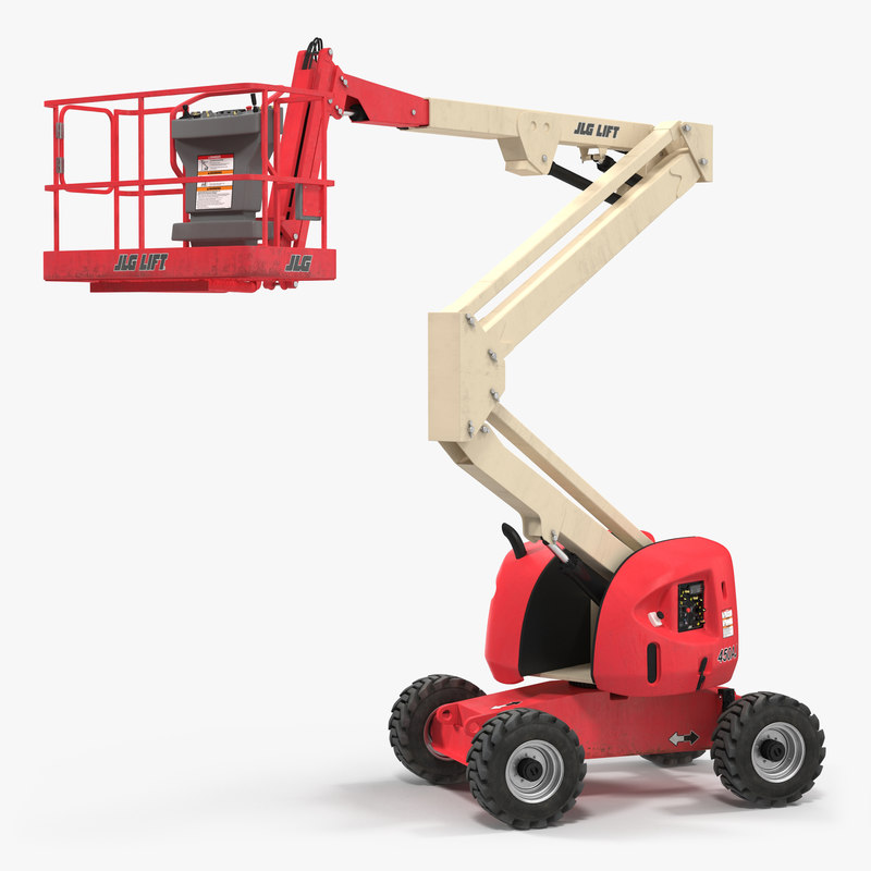 3d model telescopic boom lift jlg