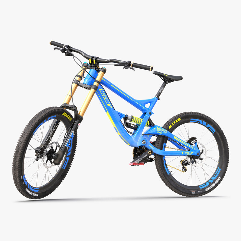 3d mountain bike gt fury model
