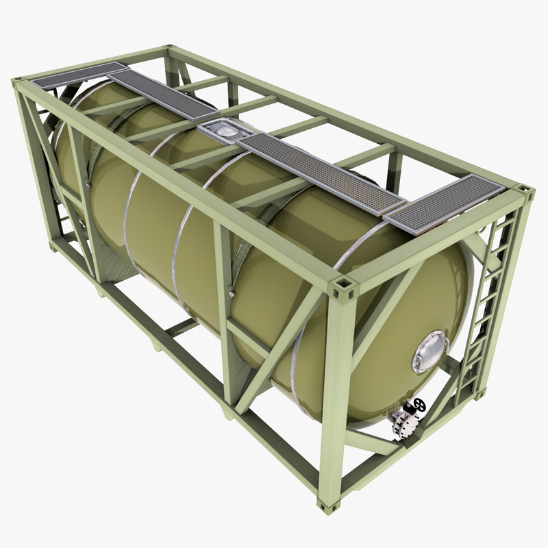 obj iso tank container