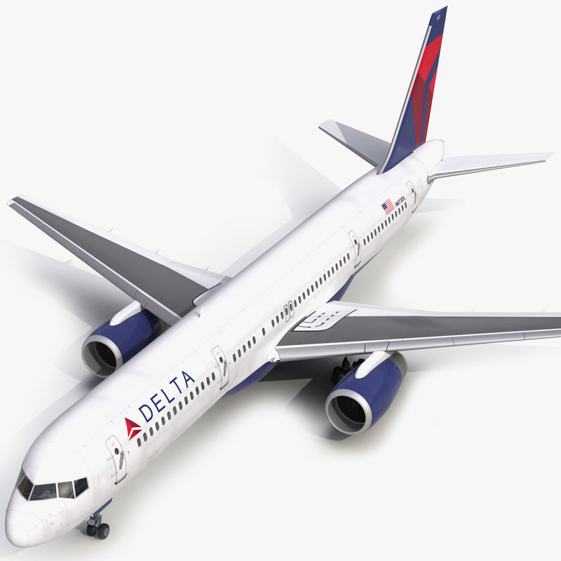 3d Boeing 757 200 Delta Air Lines