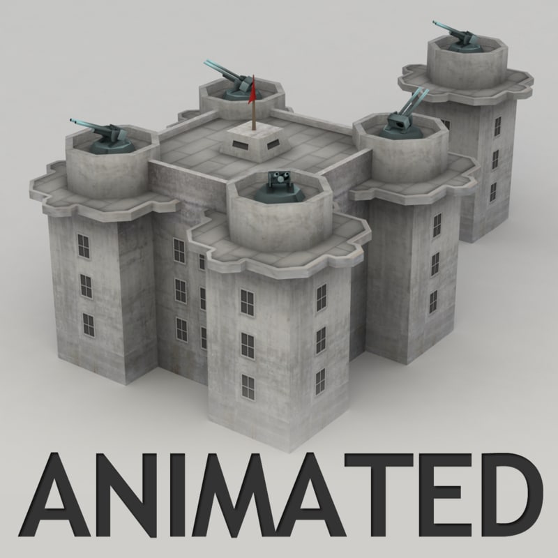 3d flak towers