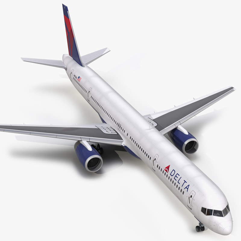 3d Model Boeing 757 300 Delta Air Lines