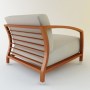 3d model malena designer chair