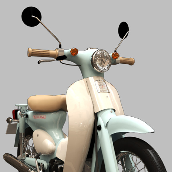 honda cub obj - Honda Little Cub MAX.zip by sh240