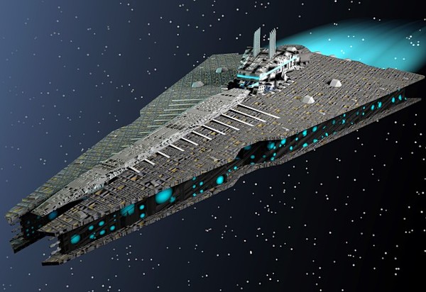 battlestar 3d obj - Battlestar One by GraphicGuru