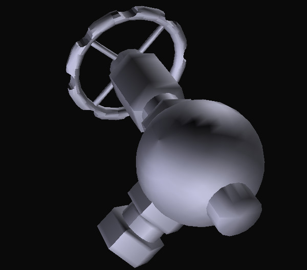 valve water 3d dxf - Water valve by vitaloverdose