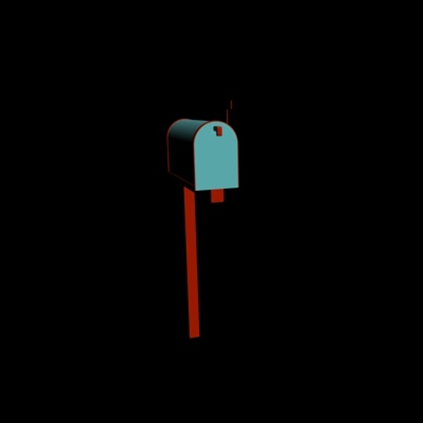 3d model post box street - post box street element by mimarburak1
