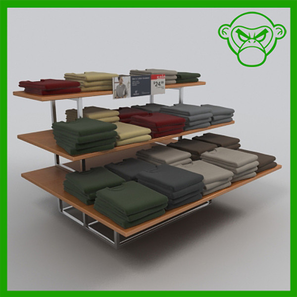 sweater table 3d 3ds - sweater table by monkeyodoom