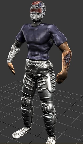 character cyborg 3d x - Cyborg Demo Character FPSC READY.rar by Andrew Alonso