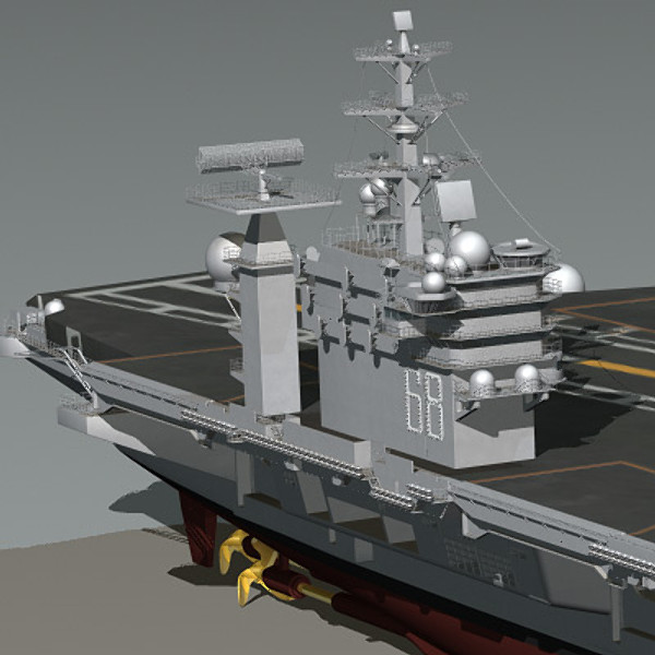 cvn-68 nimitz 3d max - Nimitz & F18E by earth art