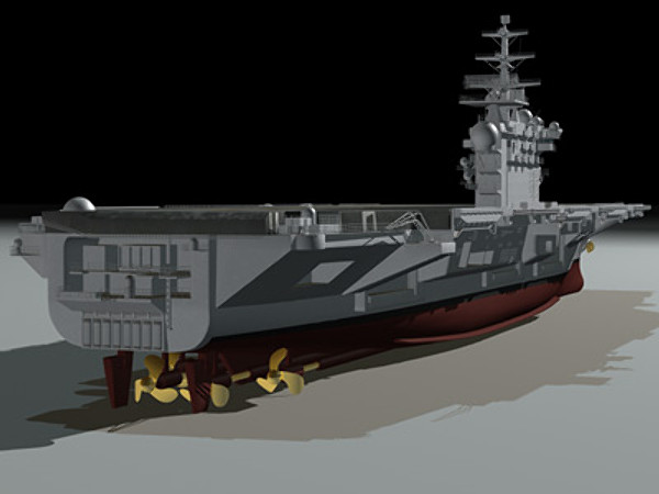 cvn-68 nimitz 3d max - Nimitz & F18E by earth art