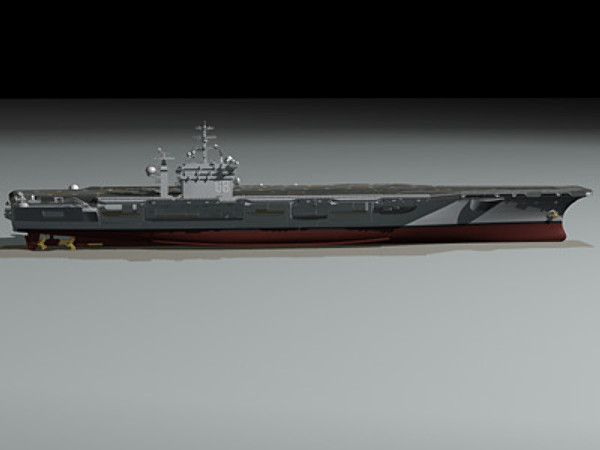 cvn-68 nimitz 3d max - Nimitz & F18E by earth art