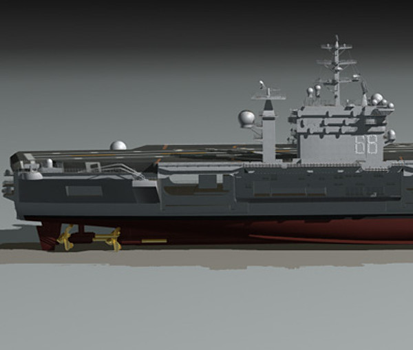 cvn-68 nimitz 3d max - Nimitz & F18E by earth art
