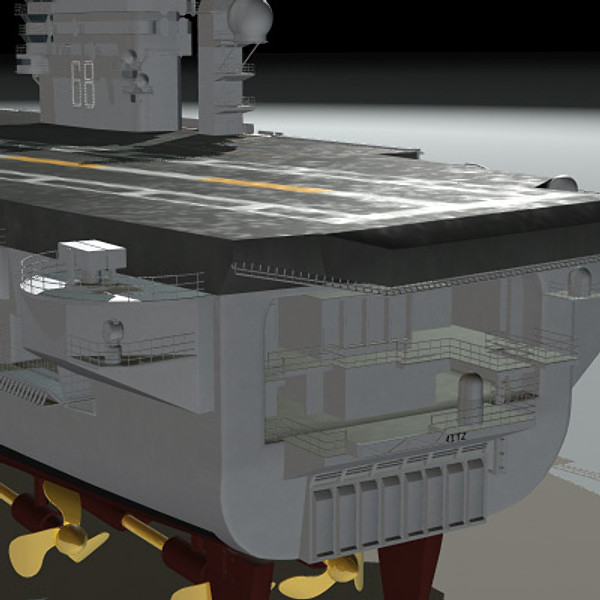 cvn-68 nimitz 3d max - Nimitz & F18E by earth art
