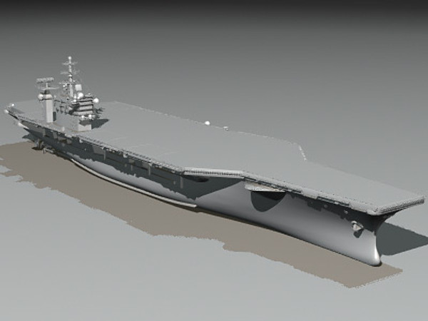 cvn-68 nimitz 3d max - Nimitz & F18E by earth art