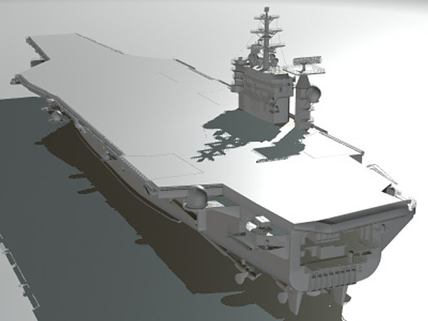 cvn-68 nimitz 3d max - Nimitz & F18E by earth art
