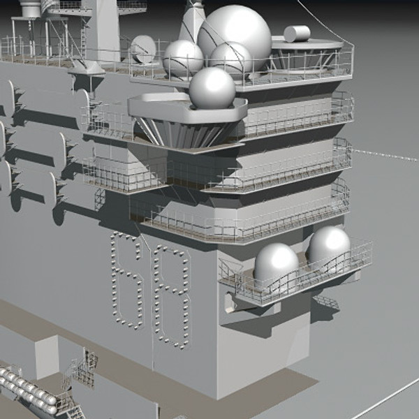 cvn-68 nimitz 3d max - Nimitz & F18E by earth art