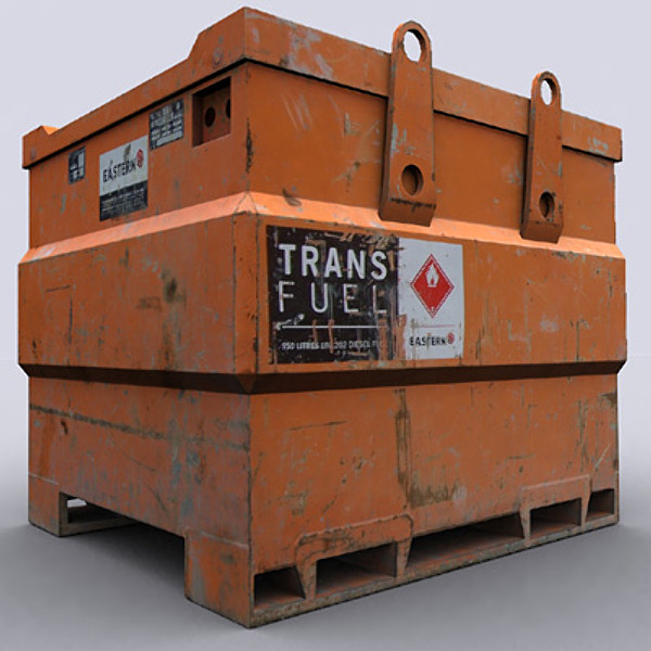 3ds max fuel container - COZ090404028 by CoSwiz