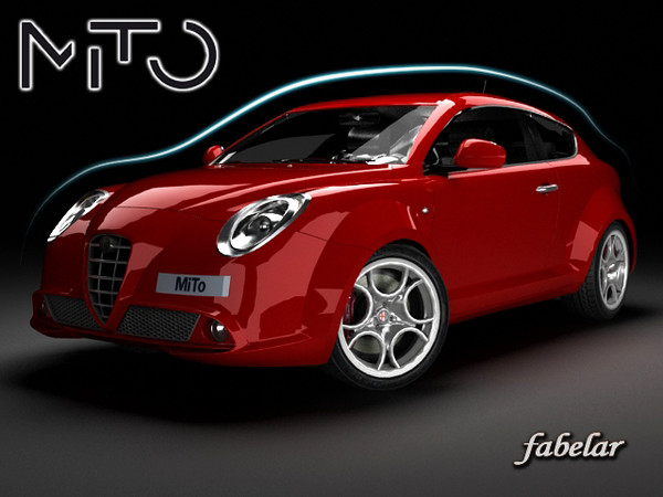 3d model alfa mito - Alfa Mito by fabelar