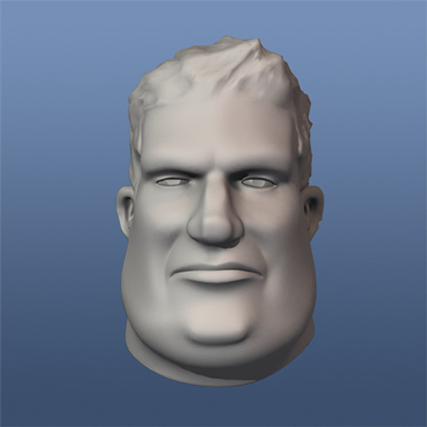 3d head character model - Cartoon Head01.zip by SquidMedia