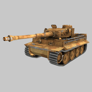 3d german tiger tank model - Tigertank.mb by vipermjs